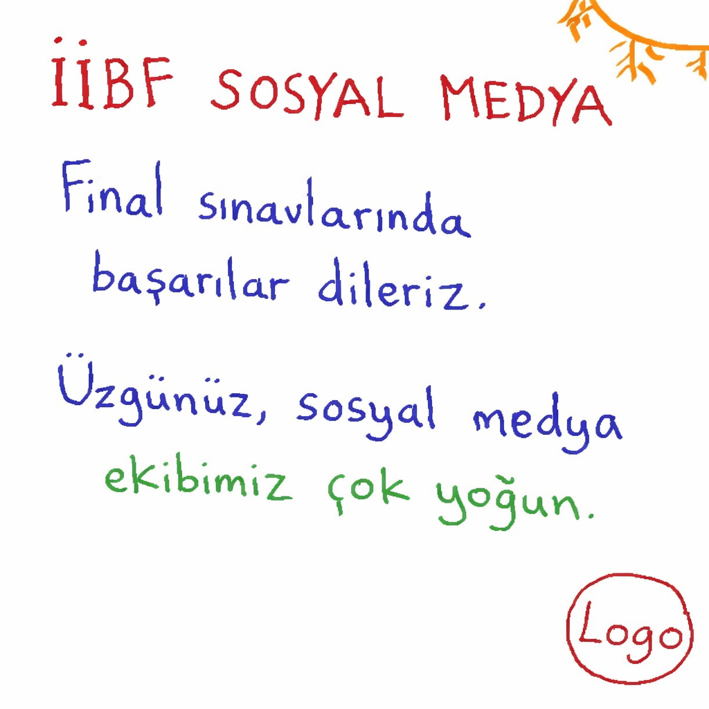 Tüm Öğrencilerimize Final Sınavlarında Başarılar Dileriz....