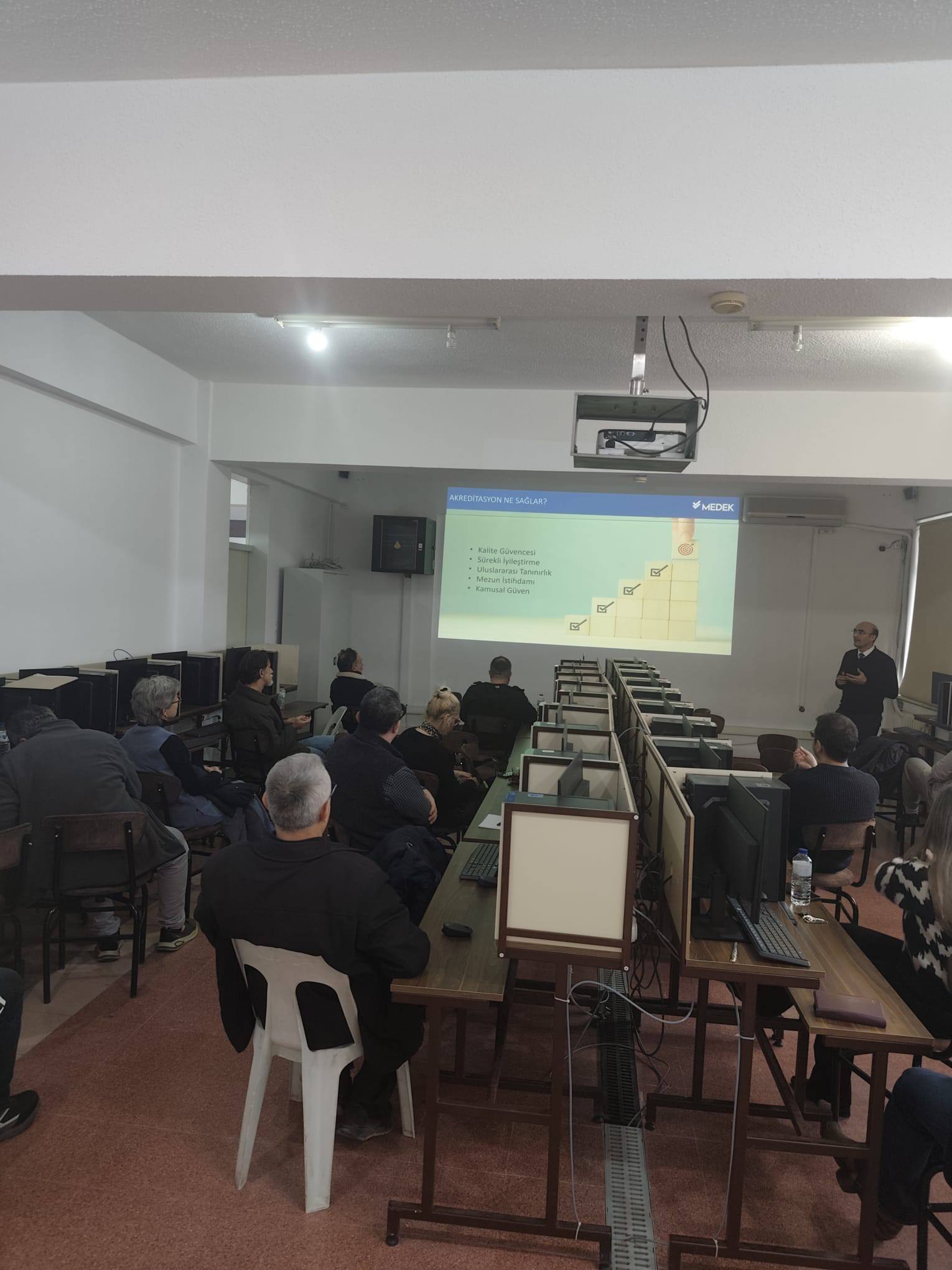 Information Presentation on MEDEK Accreditation Processes Held at Edremit Vocational School 2