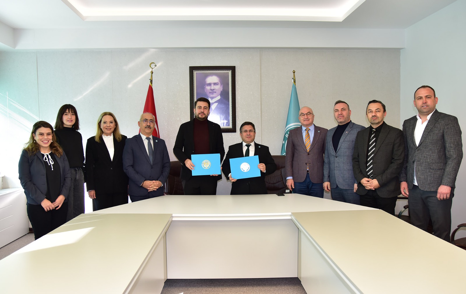 Balıkesir MYO Bünyesinde Yürütülen 3+1 İşletmede Mesleki Eğitim Uygulamaları Çerçevesinde BAGİAD ile İş Birliği