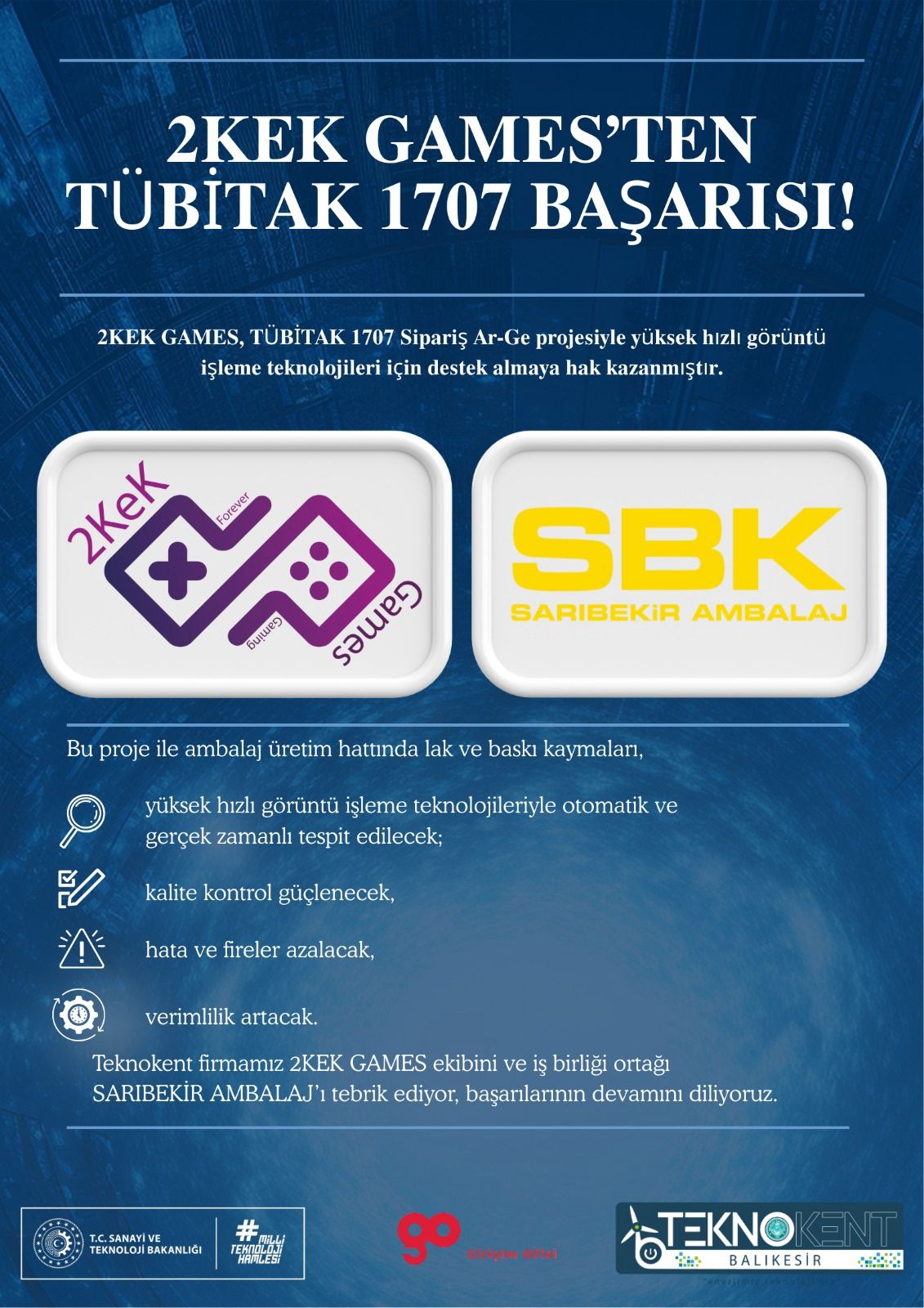 Bölüm Hocalarımızın Yer Aldığı TÜBİTAK 1707 Projesi Desteklenmeye Hak Kazandı 2