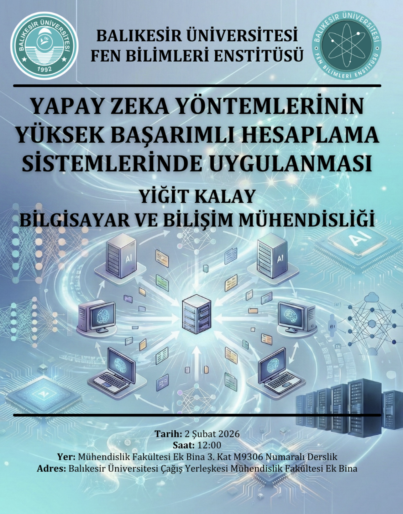 Yüksek Lisans Seminerleri 2 Şubat 2026 1