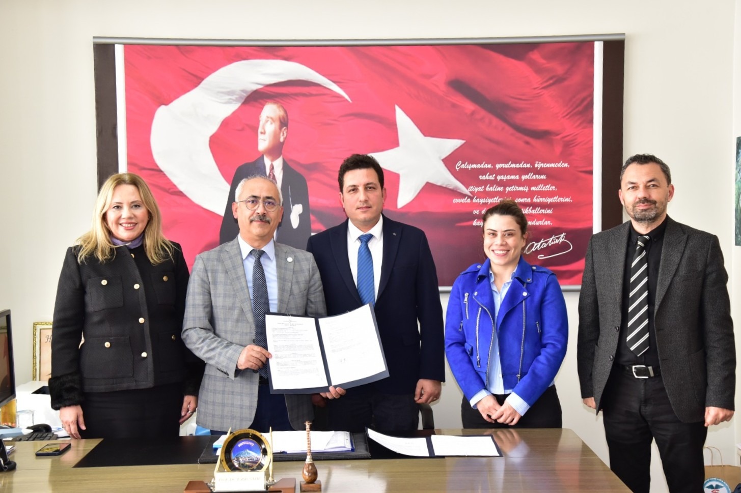Balıkesir MYO Bünyesinde Yürütülen 3+1 İşletmede Mesleki Eğitim Uygulamaları Çerçevesinde Yarış Kabin A.Ş. ile İş Birliği