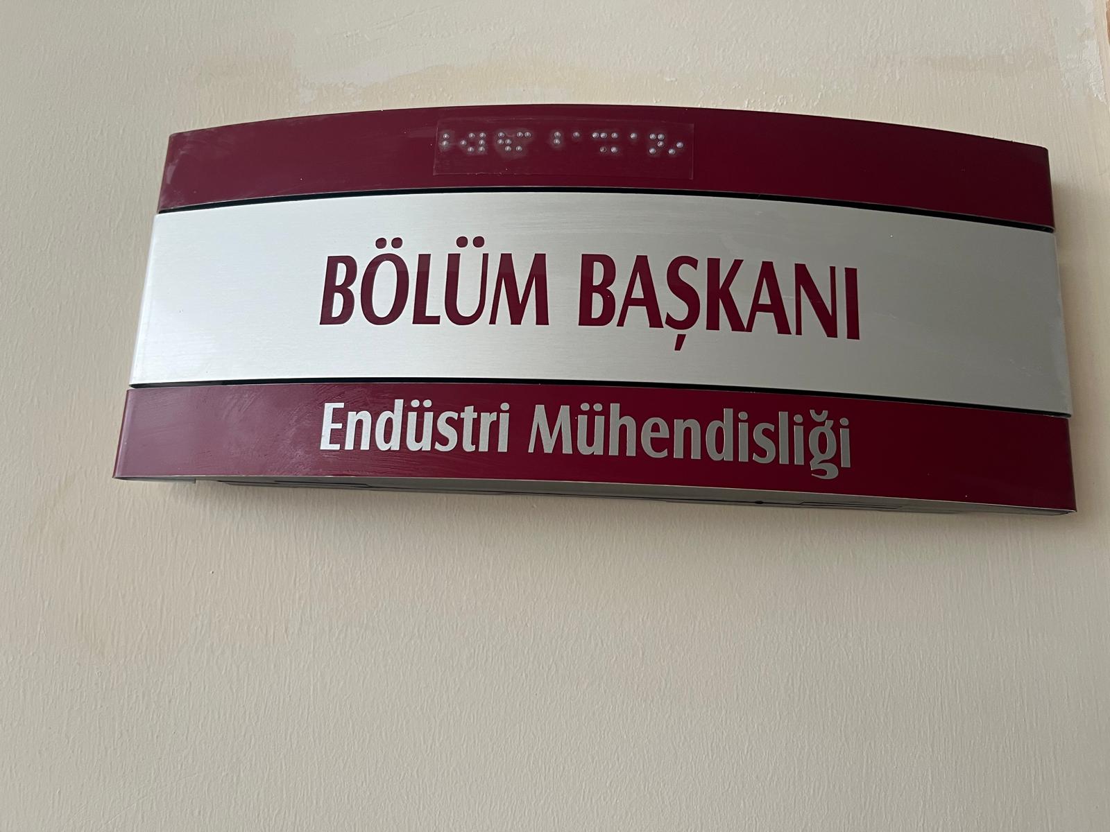 Az gören yada görme engeli olan bireyler için ‘’Braille Alfabesi’’ uygulamaları Mühendislik Faküktesi’nde gerçekleştirilmiştir.