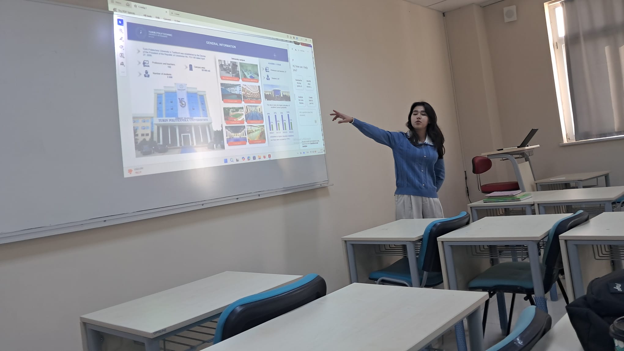 Turin Universitesi Öğrencisi Bölümümüzde Sunum Yaptı 2