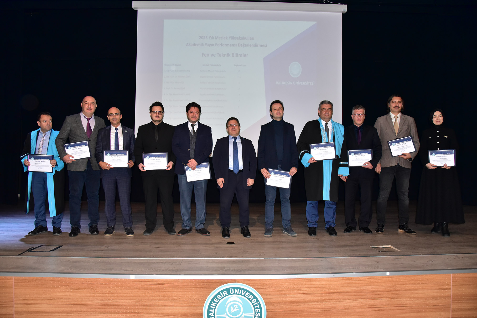 Bilimde Yükselen BAÜN’de Bir İlk Daha: Akademisyenlere Performans Belgeleri Törenle Verildi 11