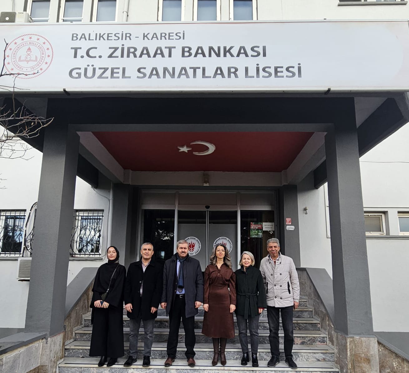 T.C  Ziraat Bankası Güzel Sanatlar Lisesi Müdiresi Neslihan Aktaş'a ziyaret