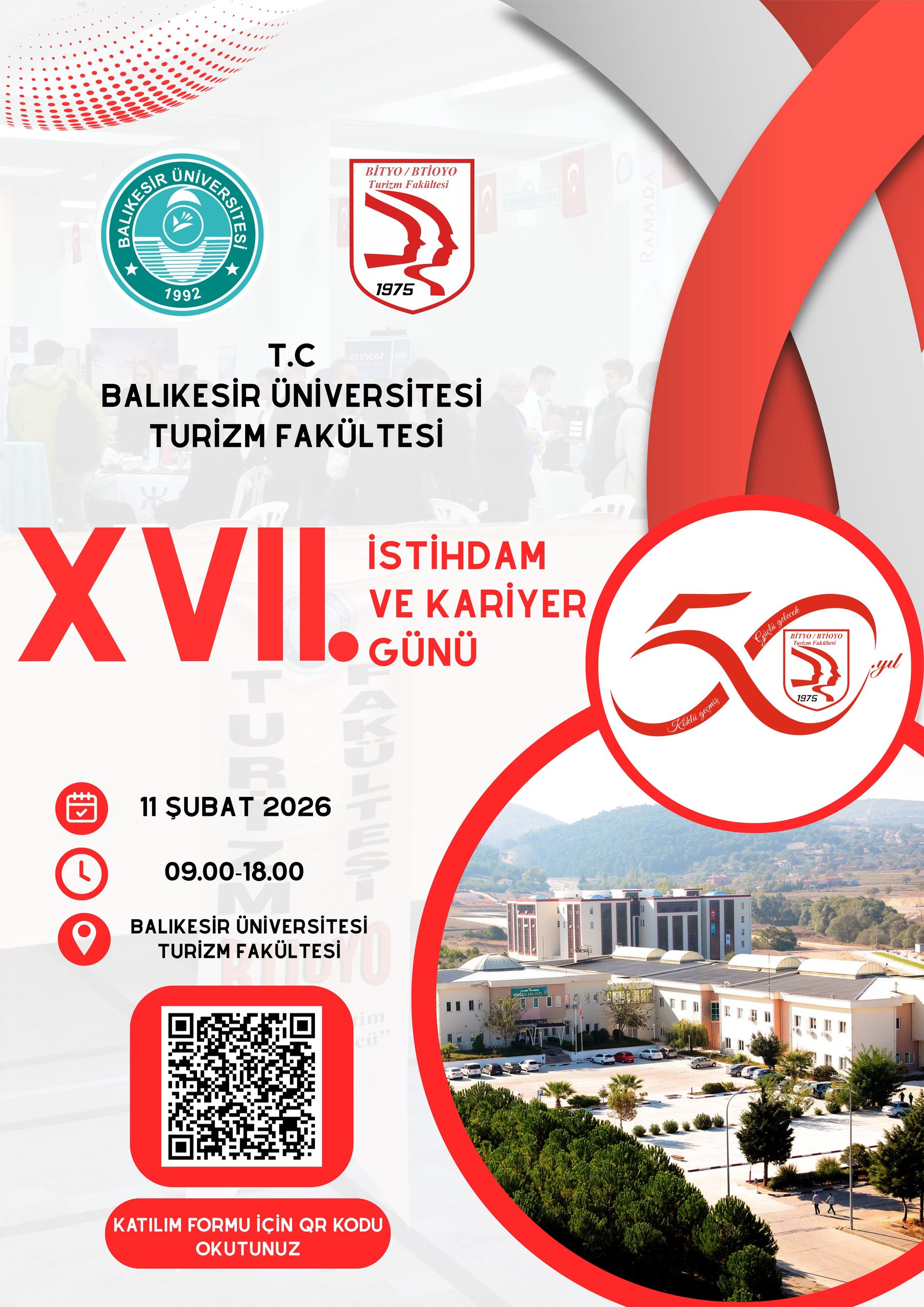  Balıkesir Üniversitesi Turizm Fakültesi XVII. İstihdam ve Kariyer Günleri Katılımcı Listesi Yayınlandı. 1