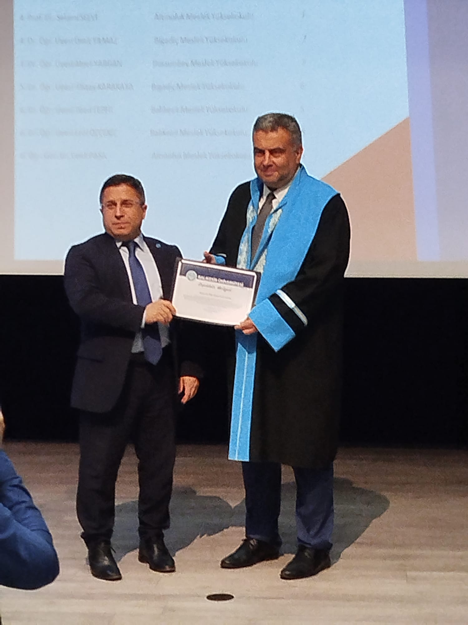 Another First at BAÜN, Rising in Science: Performance Certificates Presented to Academics at Ceremony. 4