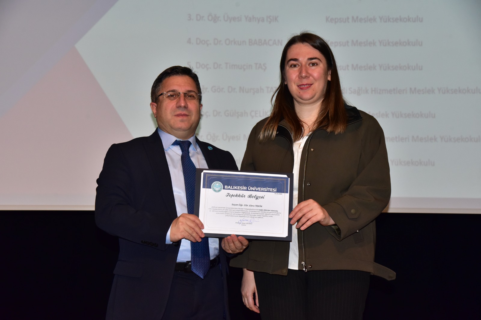 Another First at BAÜN, Rising in Science: Performance Certificates Presented to Academics at Ceremony. 5