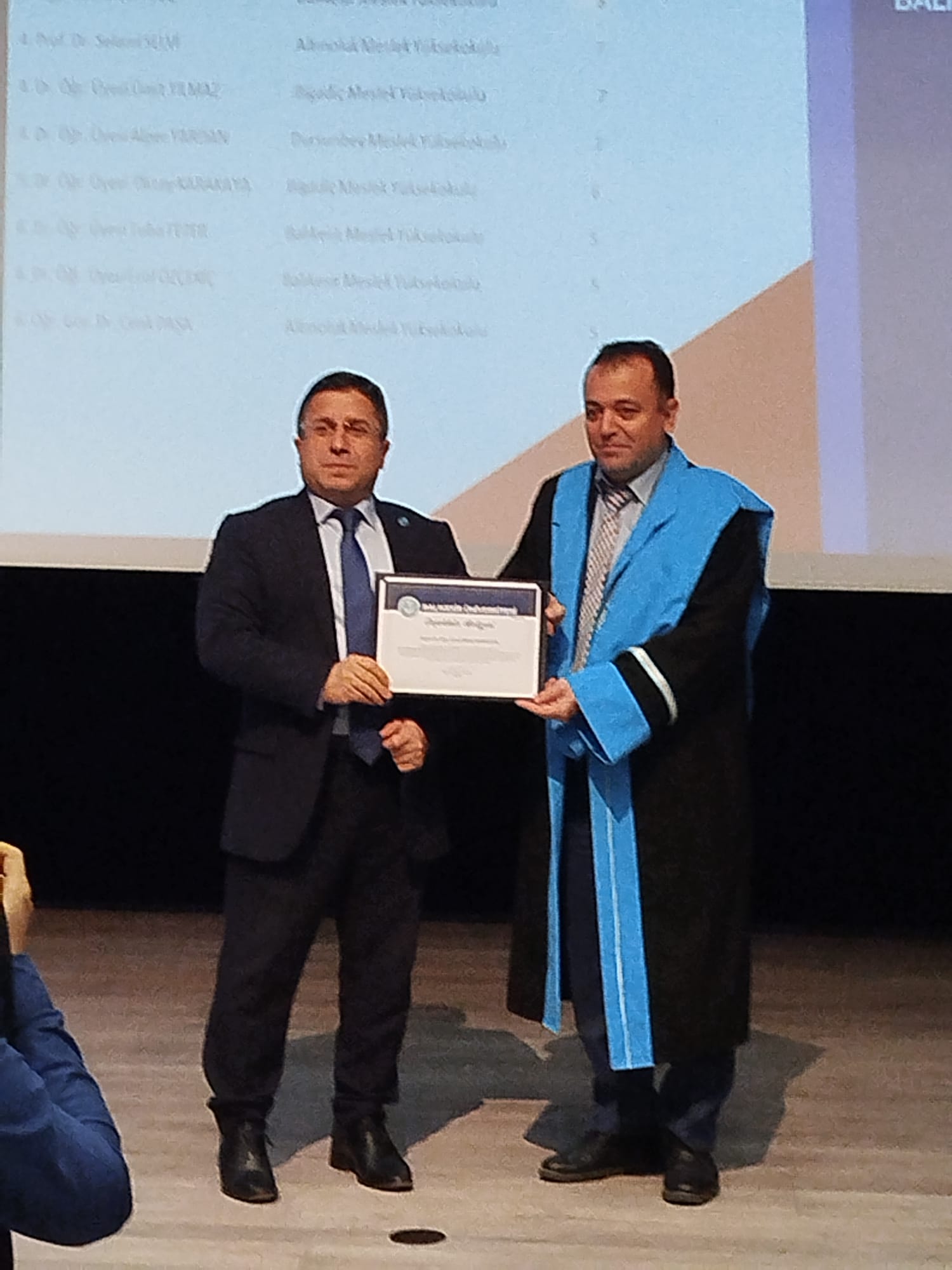 Another First at BAÜN, Rising in Science: Performance Certificates Presented to Academics at Ceremony. 3