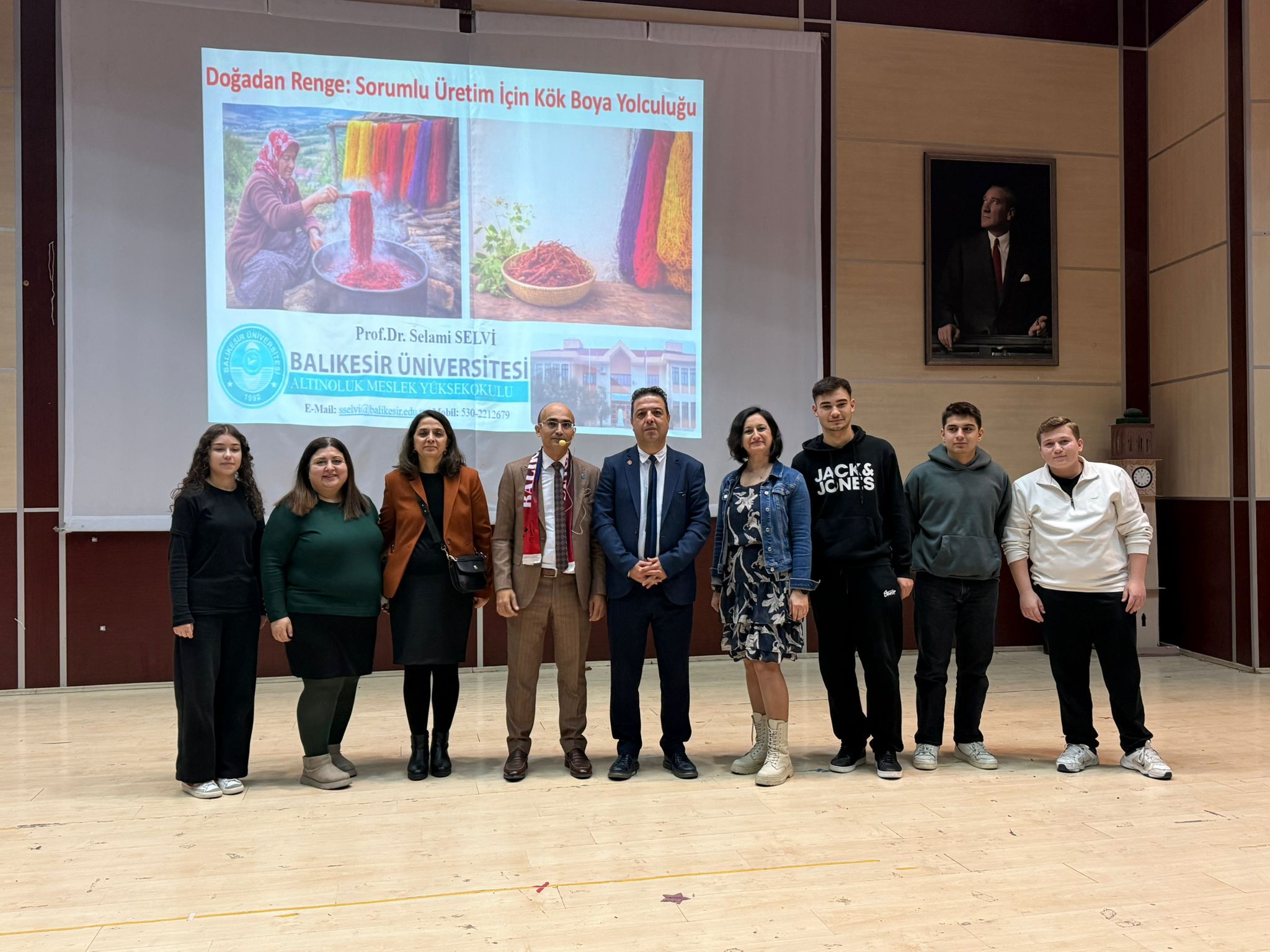 A scientific presentation was held within the scope of Science Applications in High Schools