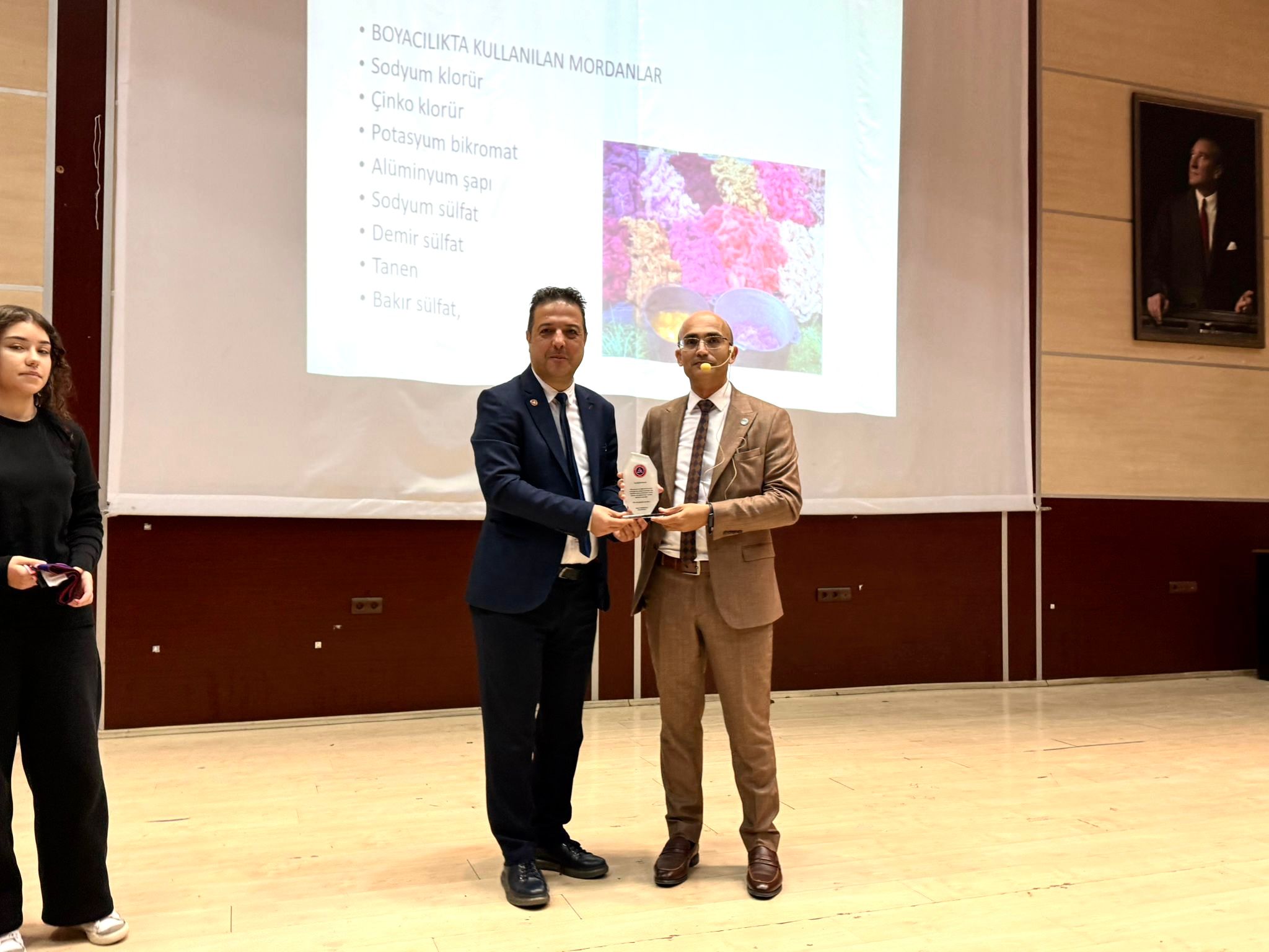 A scientific presentation was held within the scope of Science Applications in High Schools 2