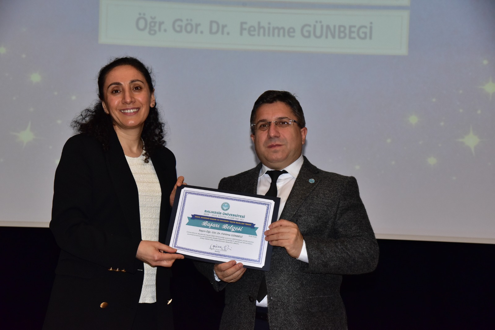 Bilimde Yükselen BAÜN'de bir İlk Daha: Akademisyenlere Performans Ödülleri Törenle Verildi. 4