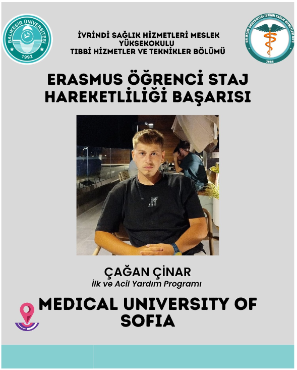 Erasmus Yolculuğunda Bir Başarı Daha 