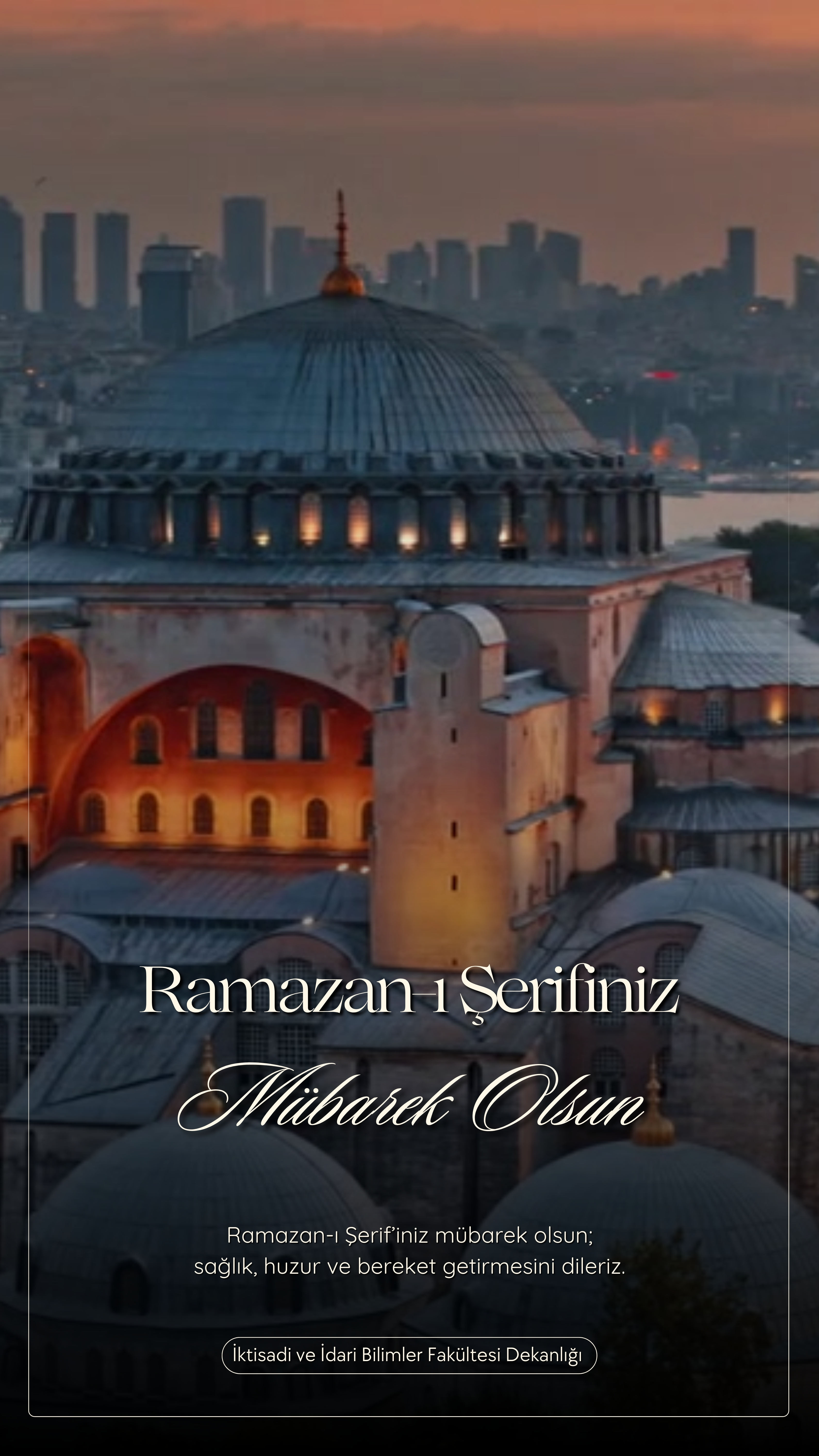 Ramazan-ı Şerifiniz Mübarek Olsun