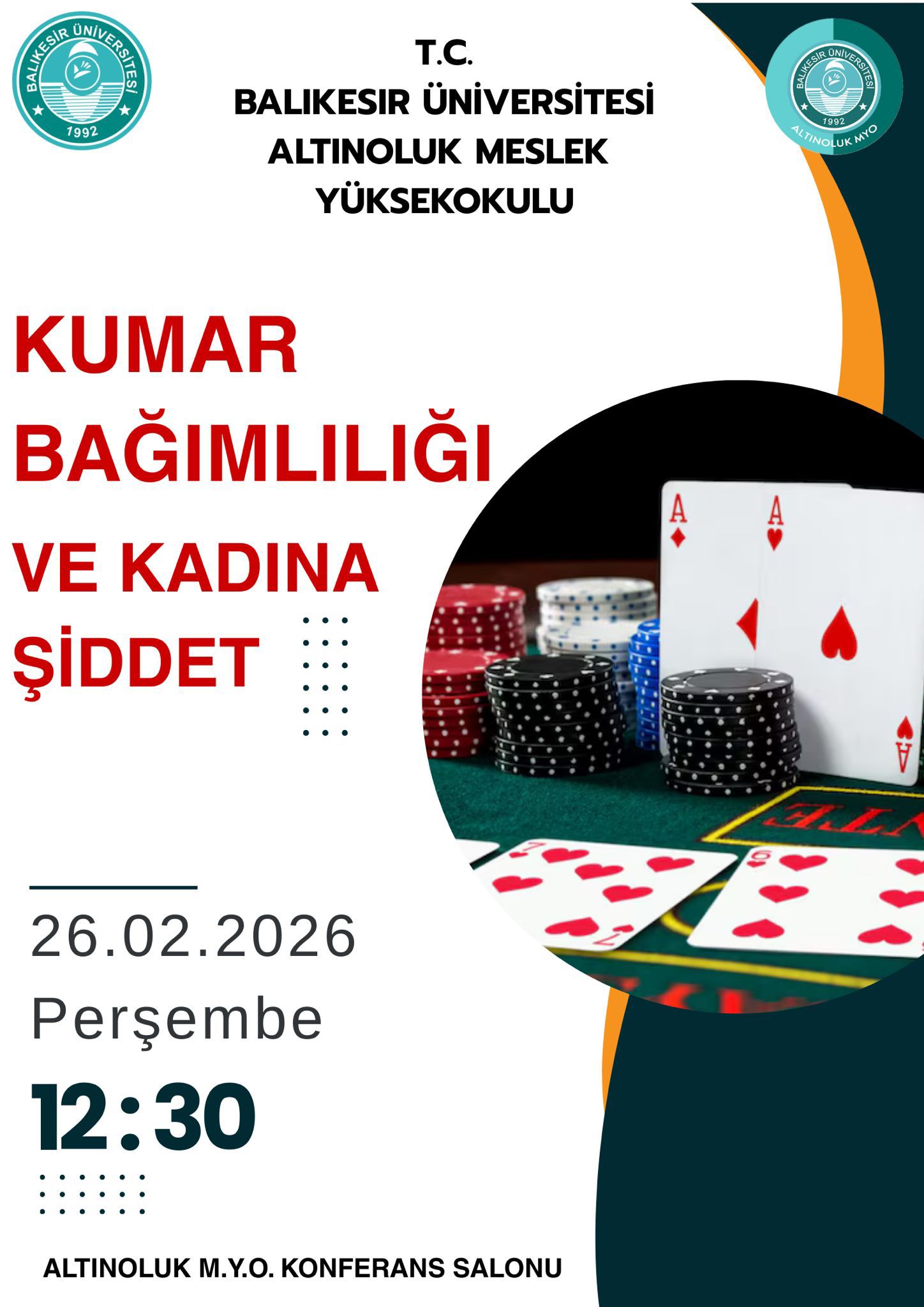Kumar Bağımlılığı ve Kadına Şiddet Semineri 1