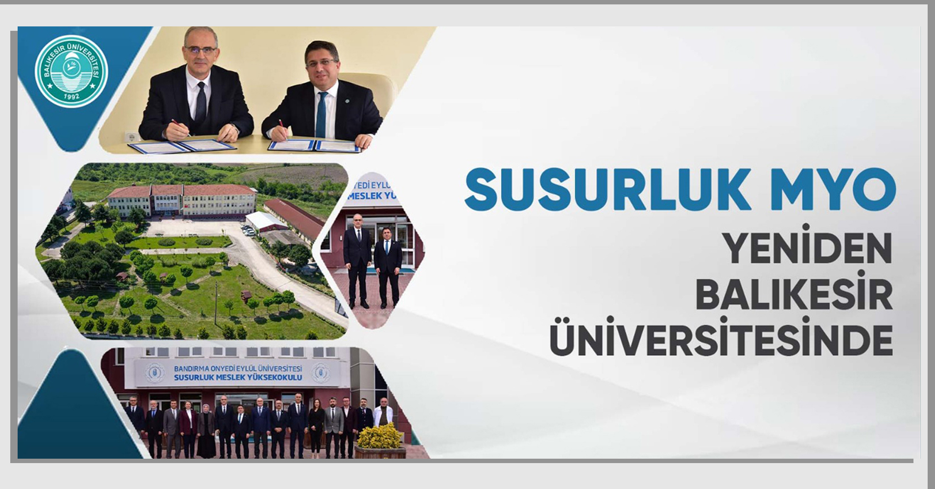 Kardeş Üniversiteler Arasında İş Birliği: Susurluk MYO Balıkesir Üniversitesine Katıldı