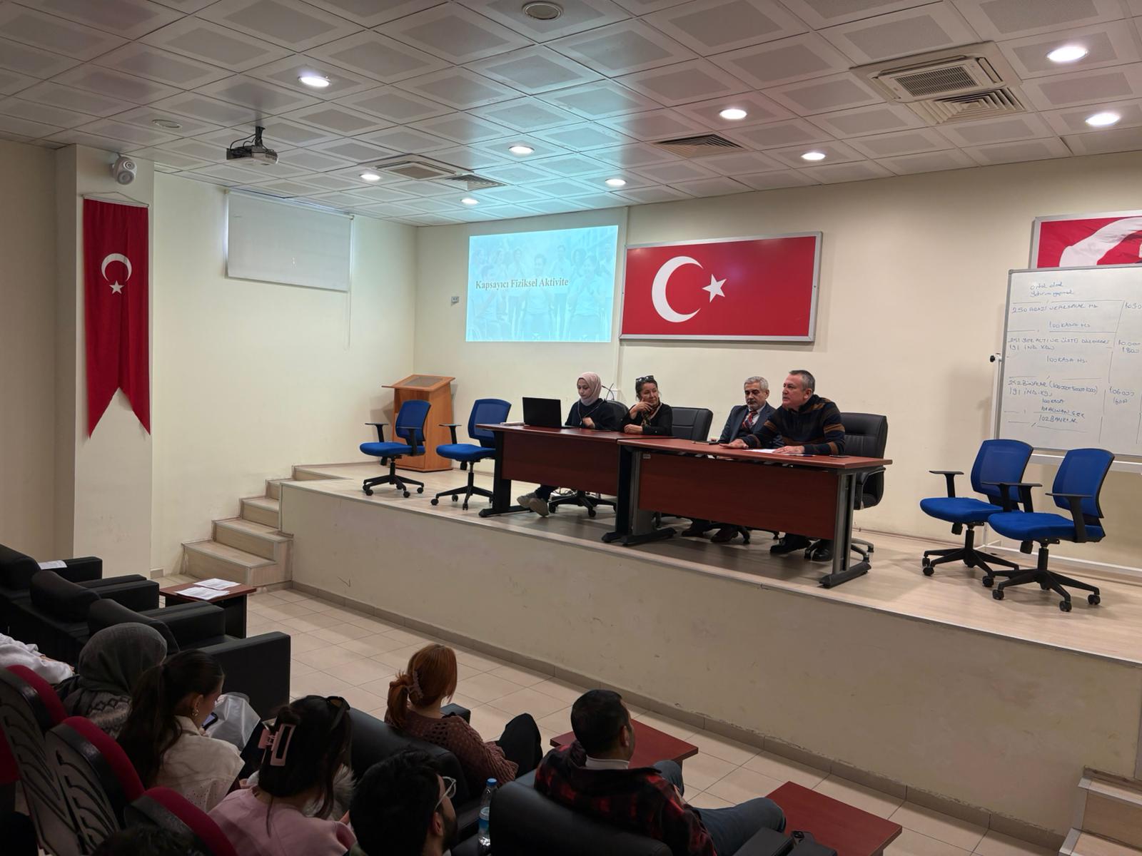 “Sporla Gülümsüyoruz-Güçlü Bedenler, Mutlu Yüzler” Projesi İlk Ders Fakülte Öğrencilerine