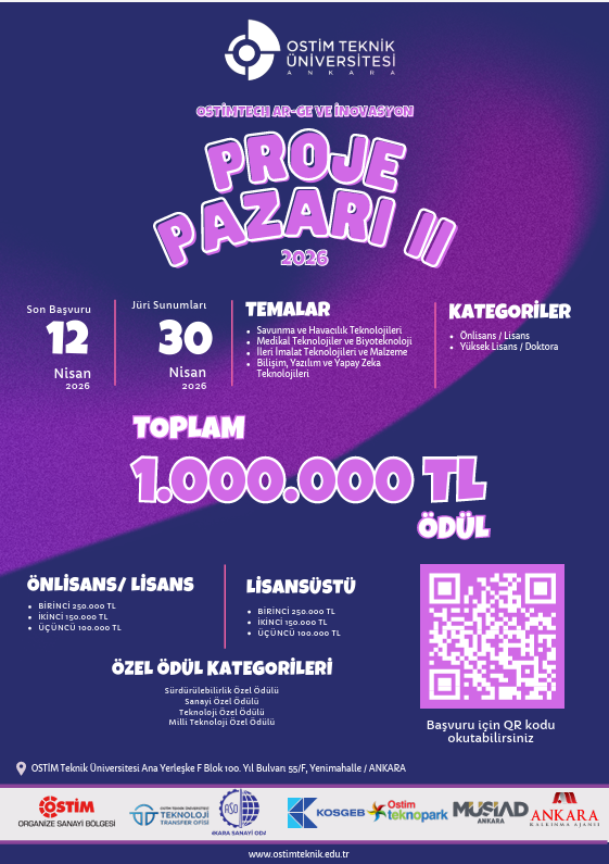 OSTİMTECH Ar-Ge ve İnovasyon Proje Pazarı II  1