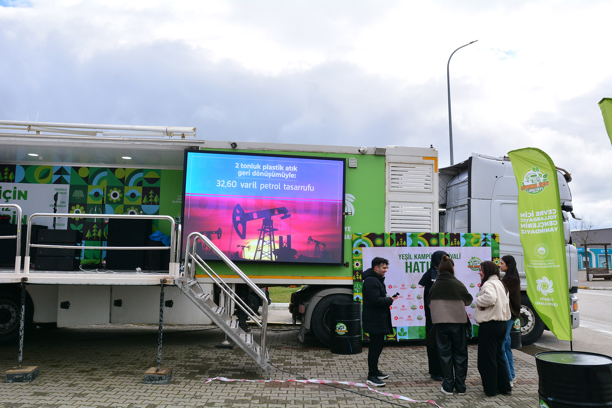“Yeşil Kampüs Fest Tırı” BAÜN’de: Sürdürülebilir Gelecek İçin Gençler Sahada 4