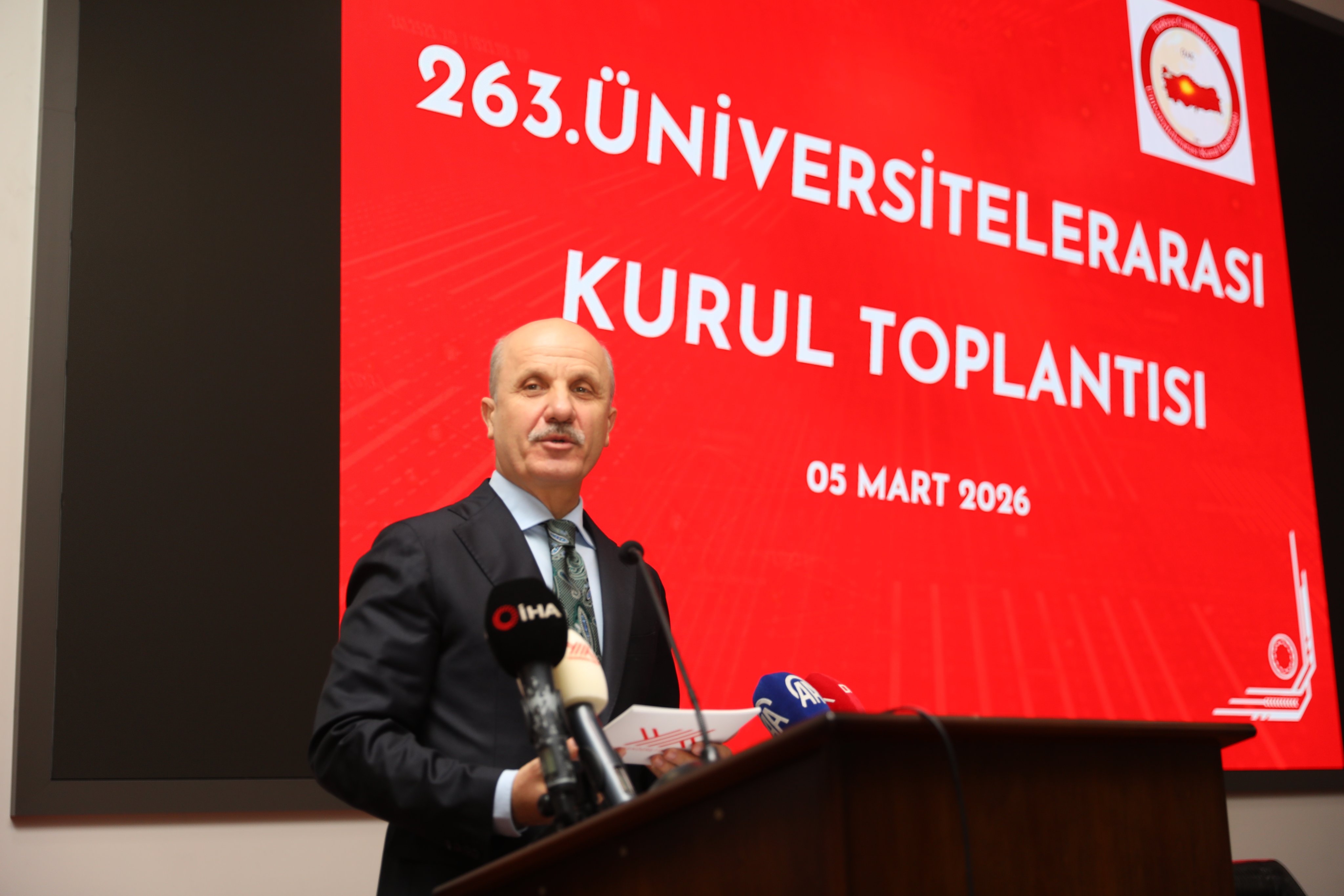BAÜN Rektörü Oğurlu, Üniversitelerarası Kurul Toplantısına Katıldı 2
