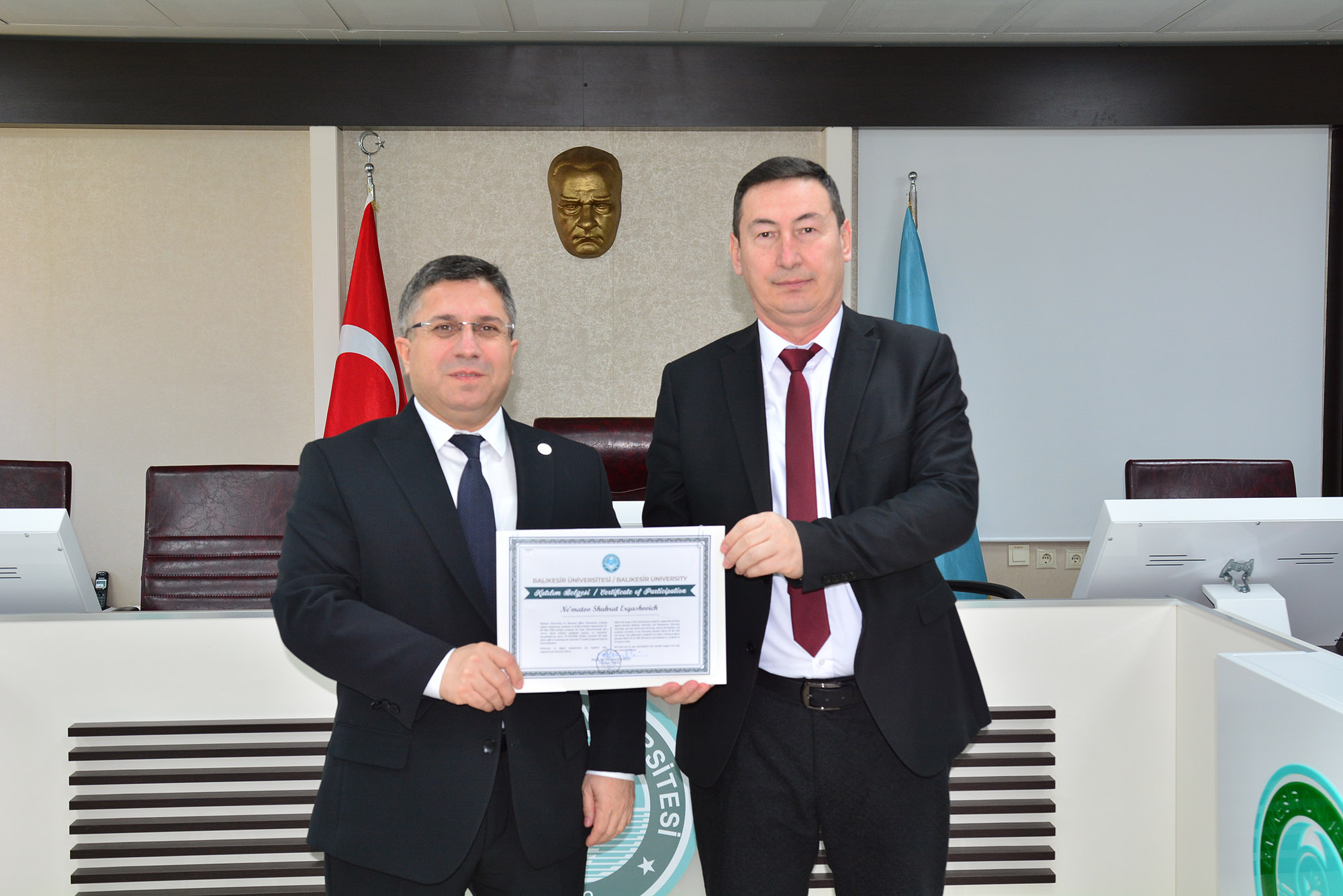 Özbekistan Rönesans Eğitim Üniversitesi Akademisyenleri Türk Dünyası Hareketliliği Kapsamında BAÜN’e Konuk Oldu 3