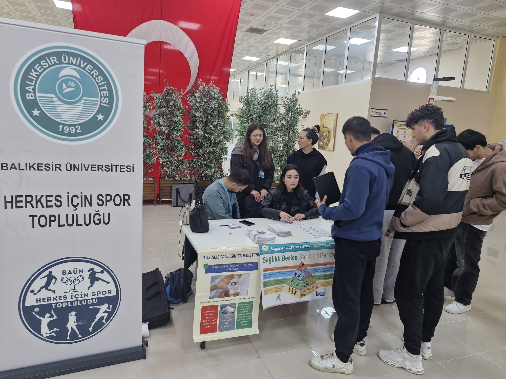 Herkes İçin Spor Topluluğu ve Balıkesir İl Sağlık Müdürlüğünden ortaklaşa etkinlik