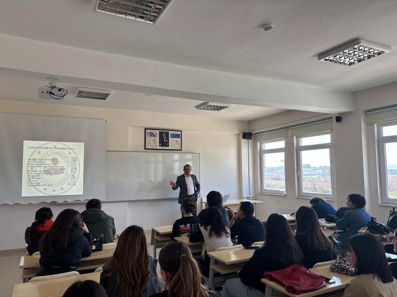 "Savaştepe'de Tarım ve Hayvancılık" başlıklı söyleşi gerçekleştirildi.