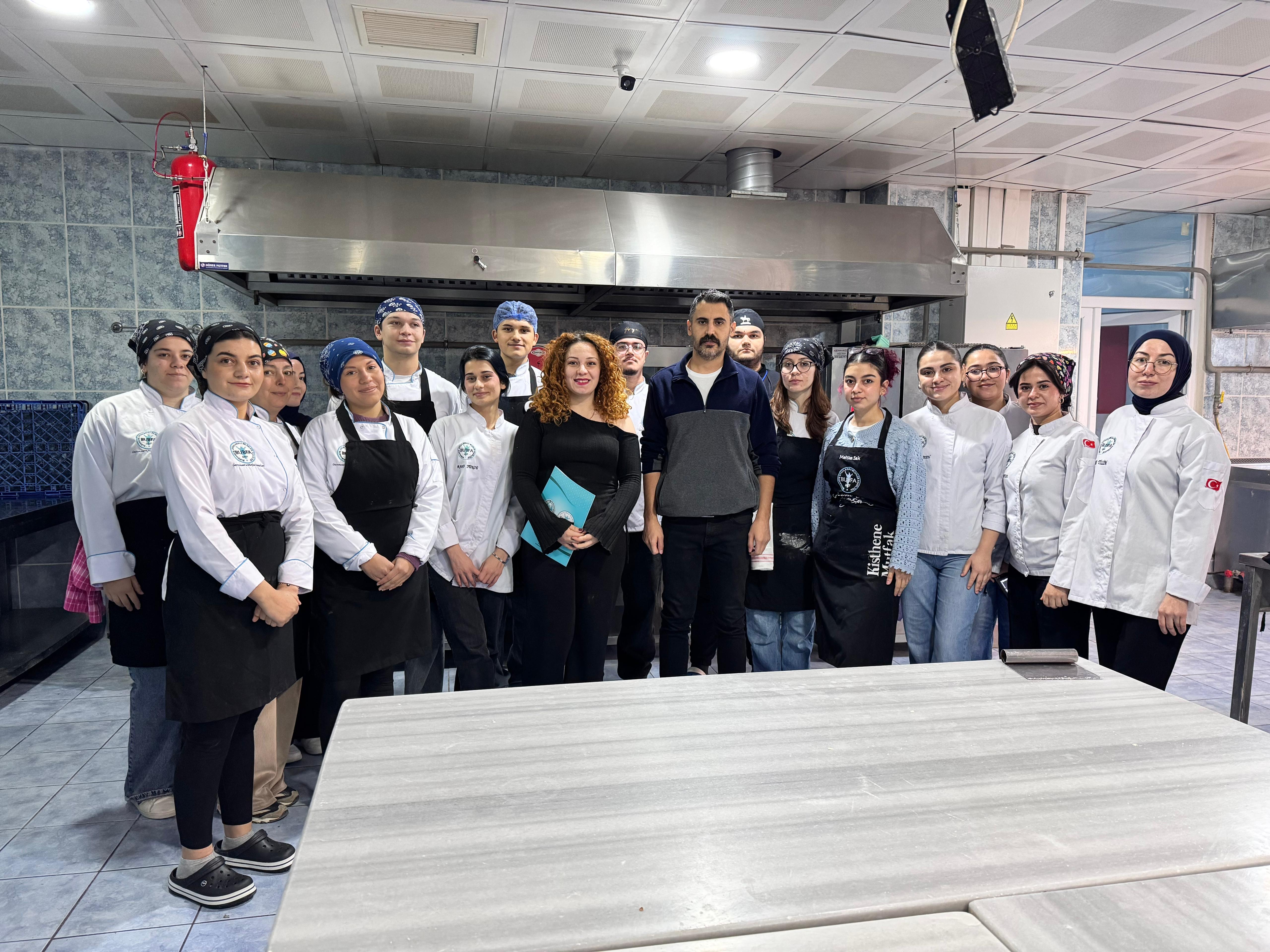 BAÜN BUBFA Gastronomi Öğrencilerine Özel Çikolata Atölyesi