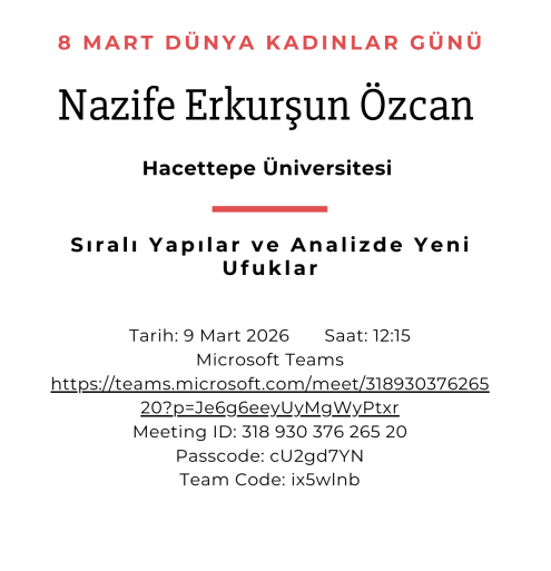 8 Mart Dünya Kadınlar Günü Seminer Etkinliği Gerçekleştirildi