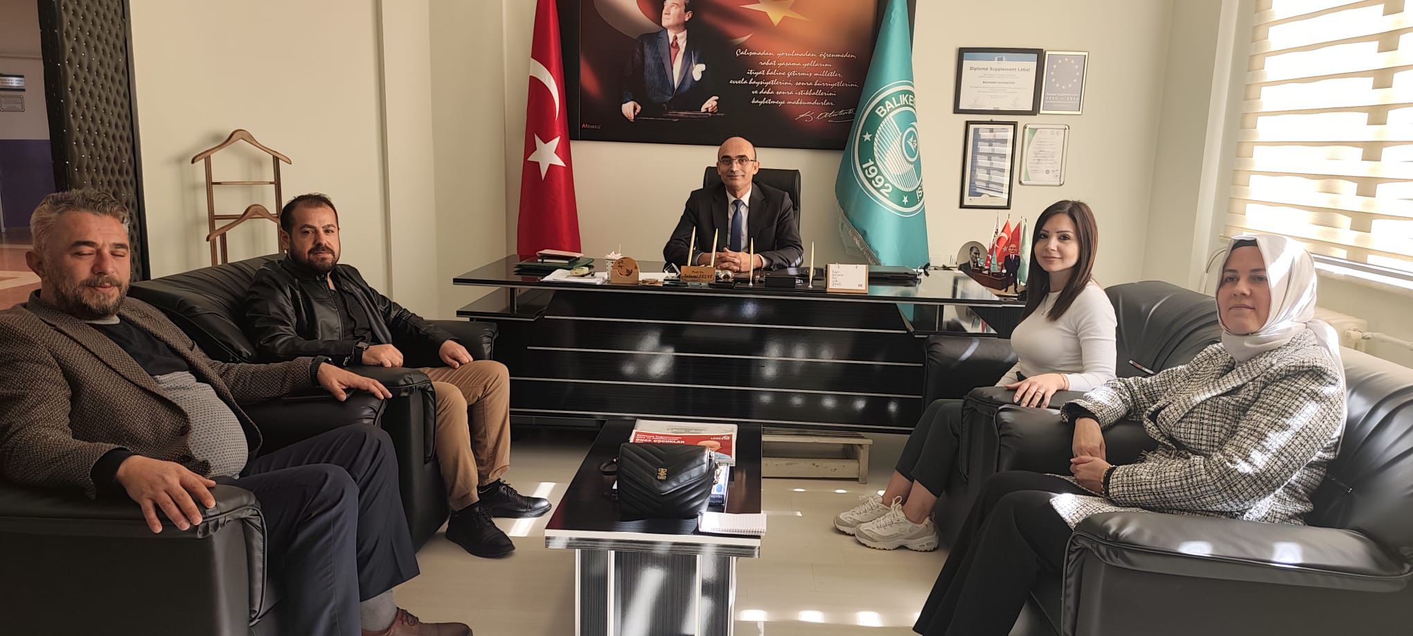 Edremit Meslek Yüksekokulu'nda Toplantı ve Saha Gözetimi Gerçekleştirildi