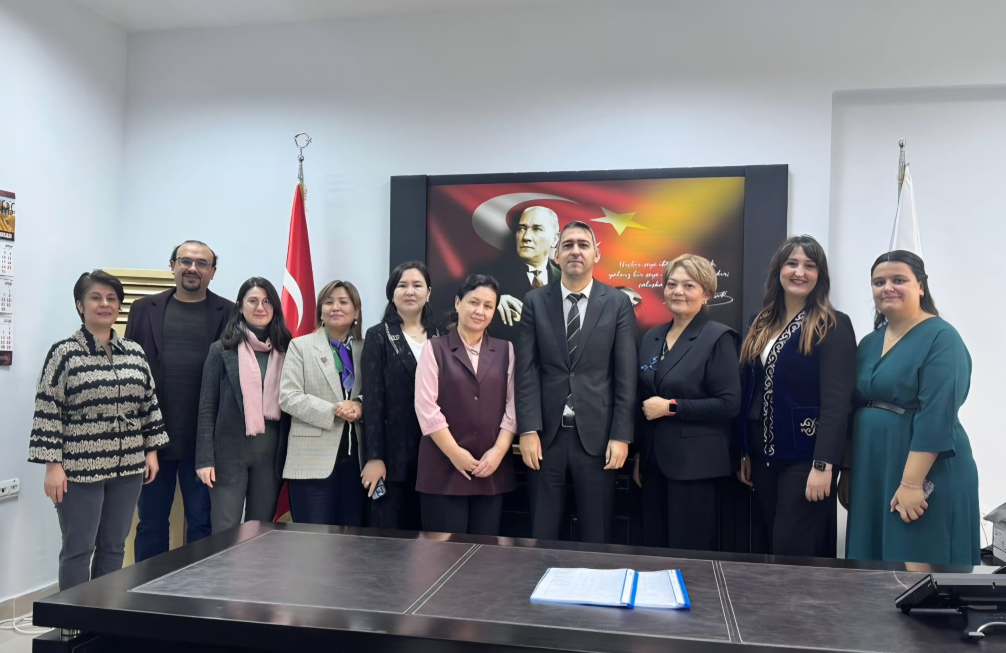 Kırgızistan OSH Devlet Üniversitesi Akademisyenlerinin Bölümümüzü Ziyareti 3