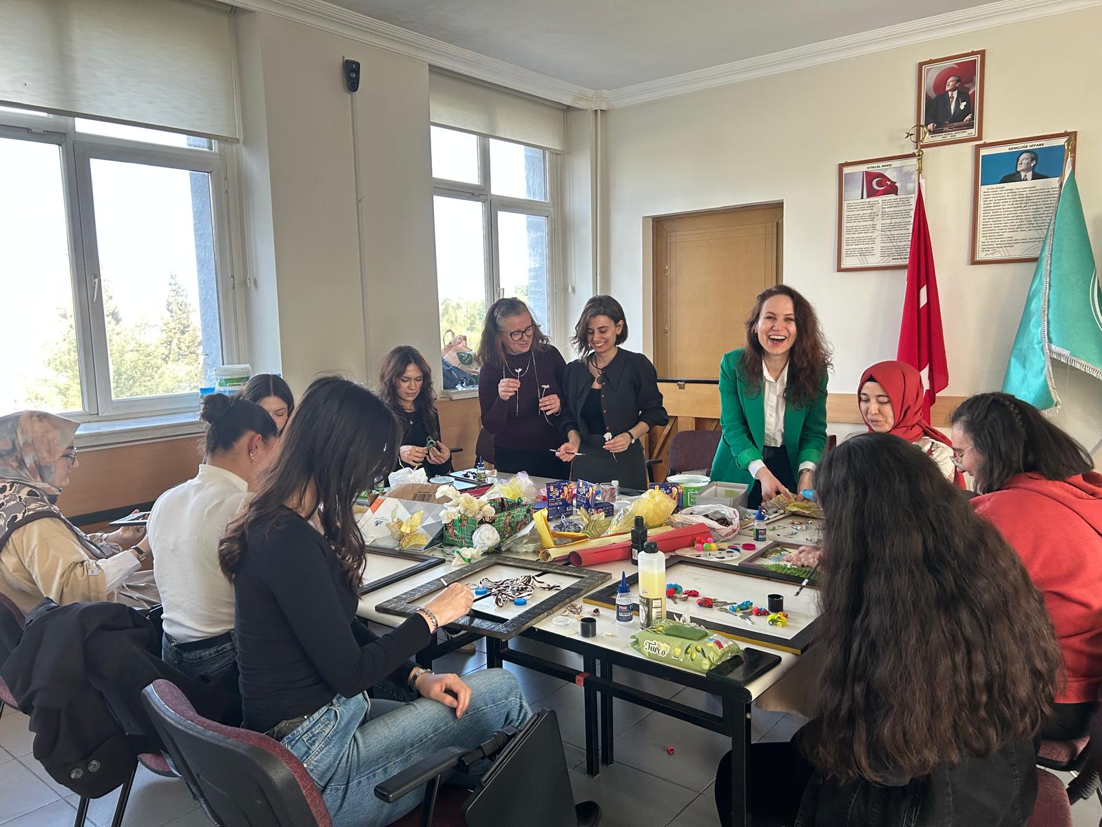 Dr.Öğr.Üyesi Esra Aydın Yürütücülüğünde NEF'te İleri Dönüşüm Çerçeve Atölyesi Gerçekleştirildi. 3