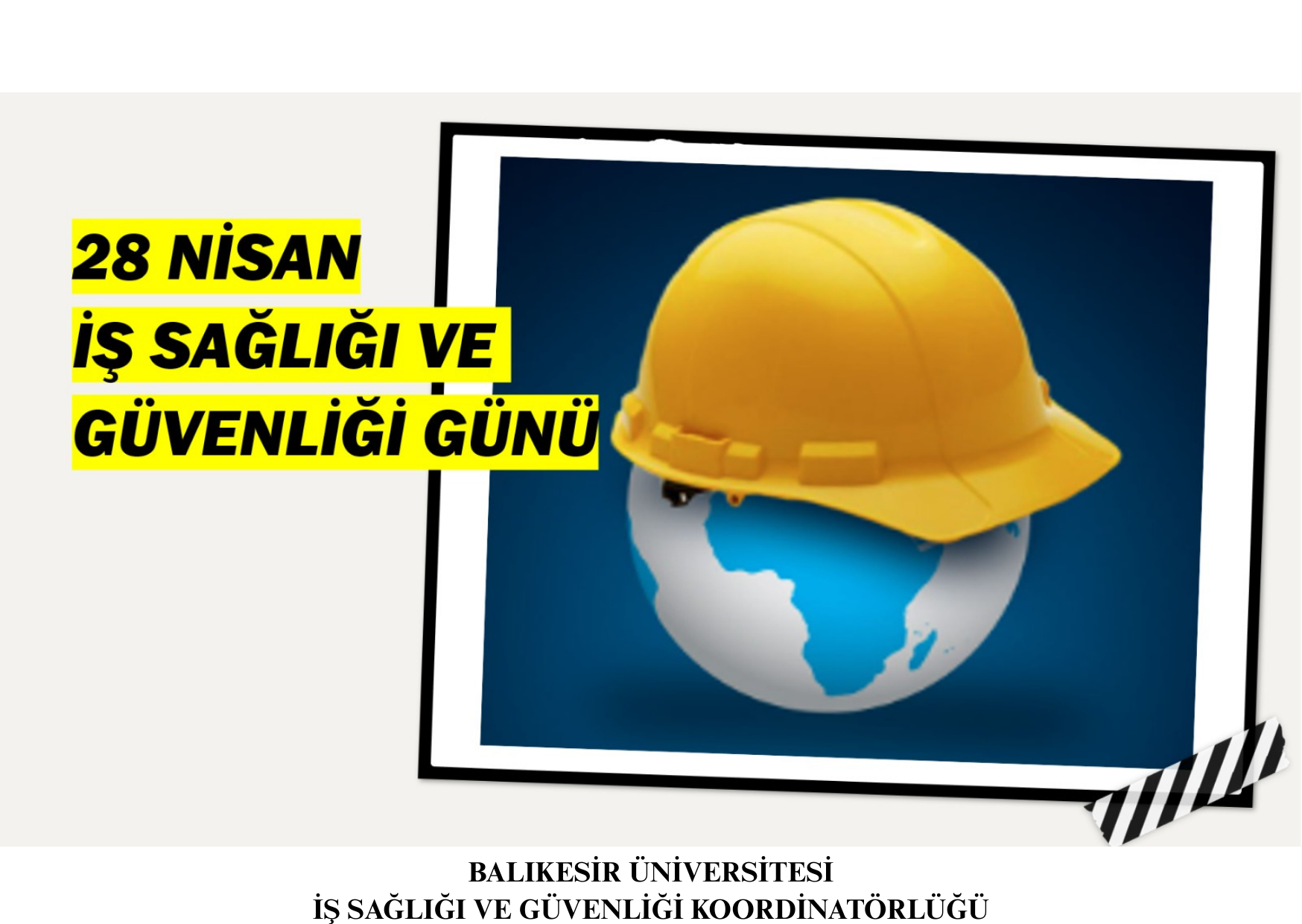 Happy World Occupational Health and Safety Day on April 28!