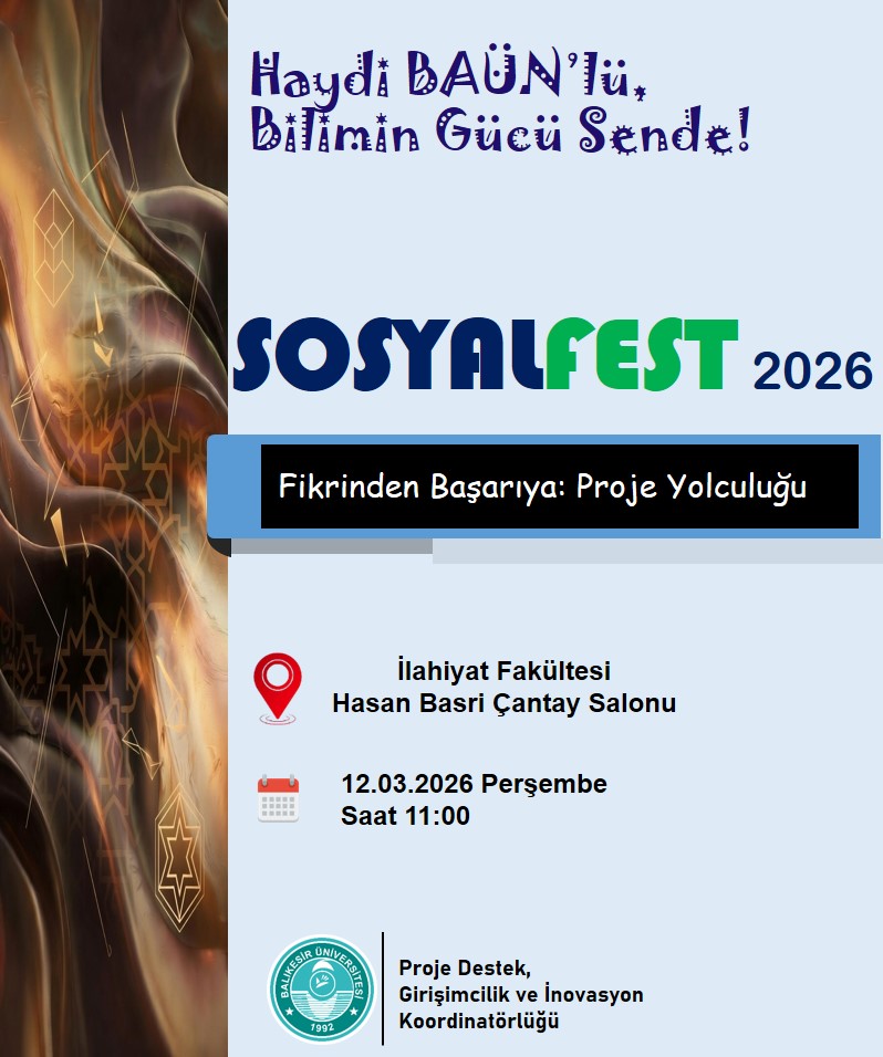 Balıkesir Üniversitesi’nde “Fikrinden Başarıya: Proje Yolculuğu” Semineri Düzenlendi