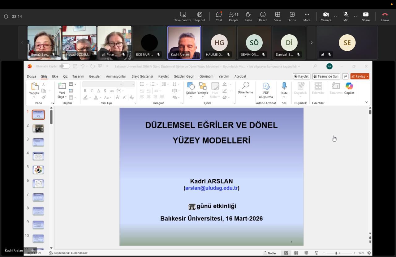 14 Mart Pi Günü Seminer Etkinliği Gerçekleştirildi 1