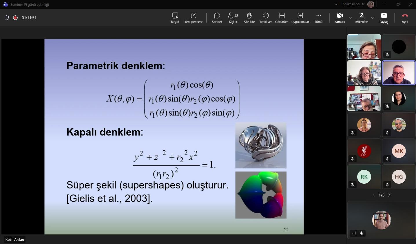 14 Mart Pi Günü Seminer Etkinliği Gerçekleştirildi 9