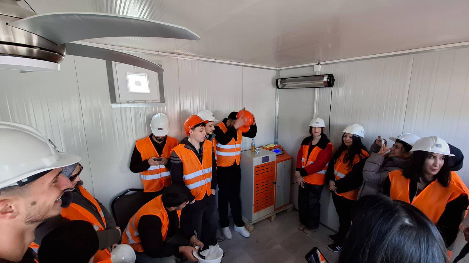 Students of the Construction Technology Program organized a technical field trip to Uytun Concrete Plant, one of the leading facilities in the region, to observe their theoretical knowledge in the field 6