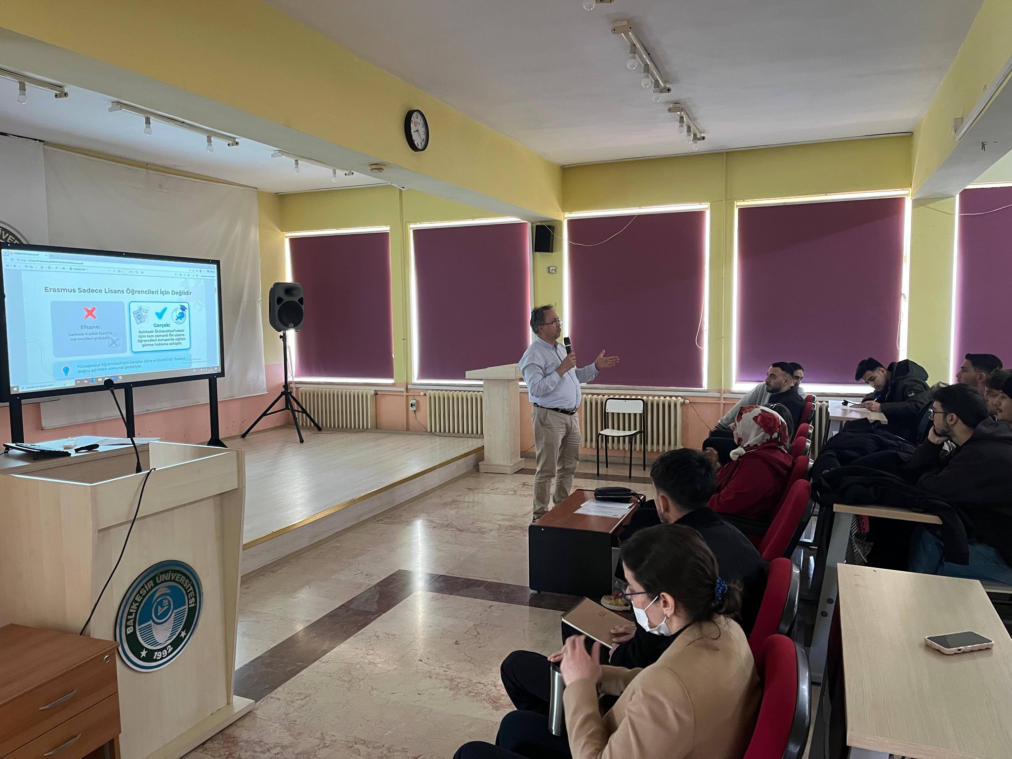 Erasmus Information Meeting Held at Edremit Vocational School