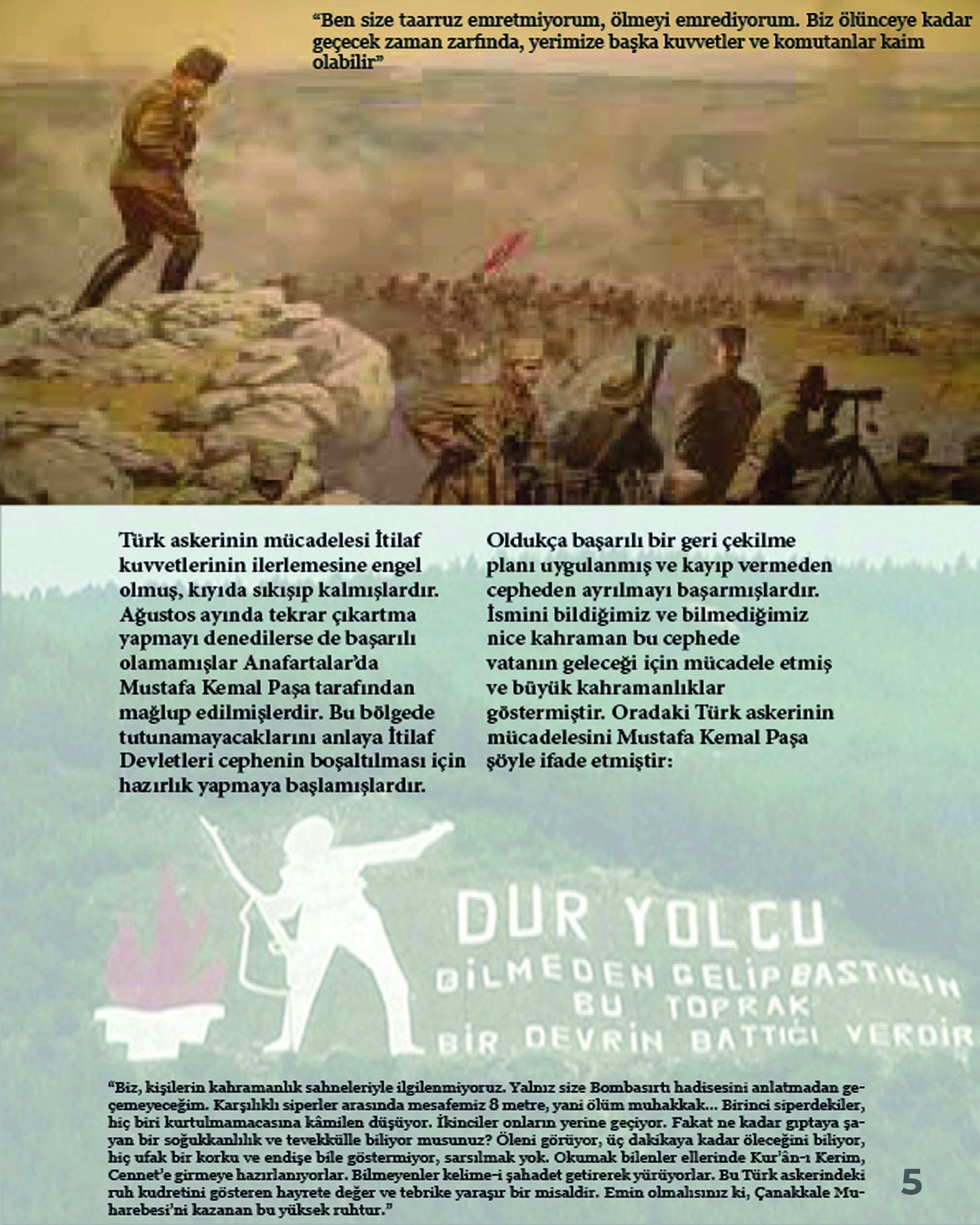 Akademisyenlerimizden; "Bir Milletin Yeniden Varoluş Sürecinde Çanakkale Destanı" Doç. Dr. Mustafa Öğe / Fen Edebiyat Fakültesi Tarih Bölümü 6