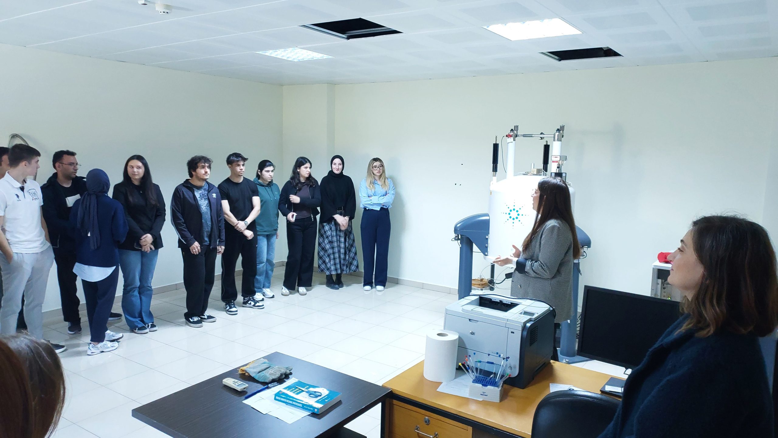 Laboratuvar ortamından bir kare