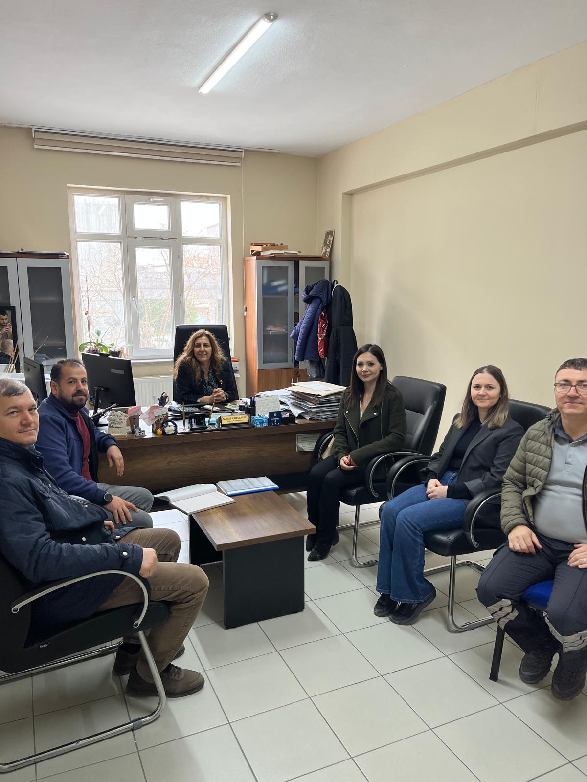 Field Inspection and Board Meeting Held at Bigadiç Vocational School of Higher Education 1