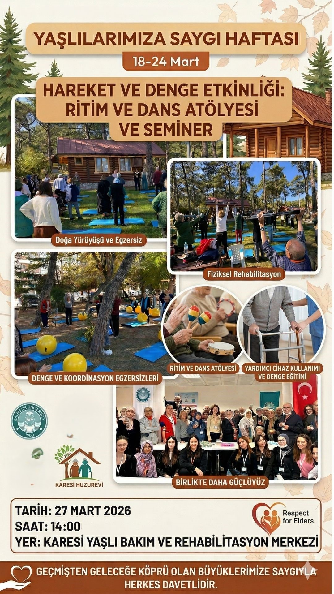 TÜBİTAK 2209-A Projesi Kapsamında Yaş Alanlara Saygı Haftamız