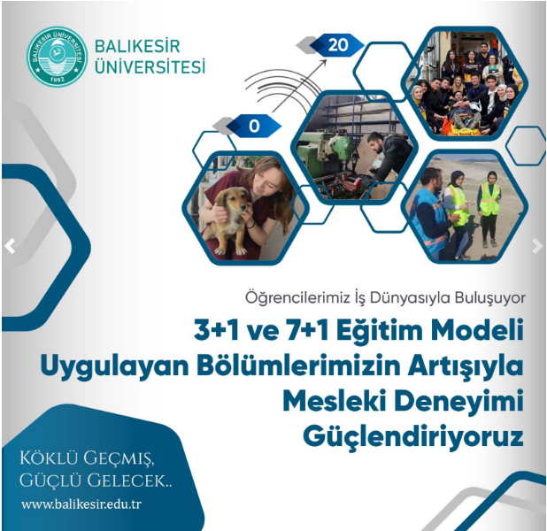 Balıkesir Üniversitesi, Balıkesir Meslek Yüksekokulu Elektronik ve Otomasyon Bölümünde 3+1 Eğitim Modeli 1