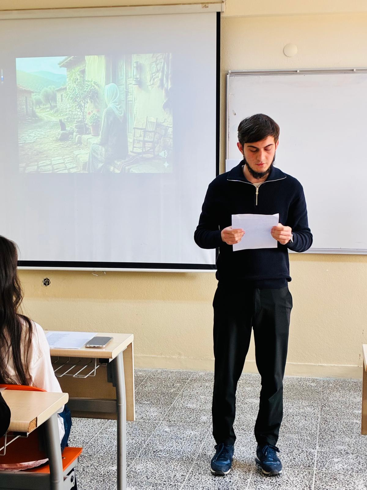 BAÜN TÖMER'de Şiir Günü Düzenlendi 1
