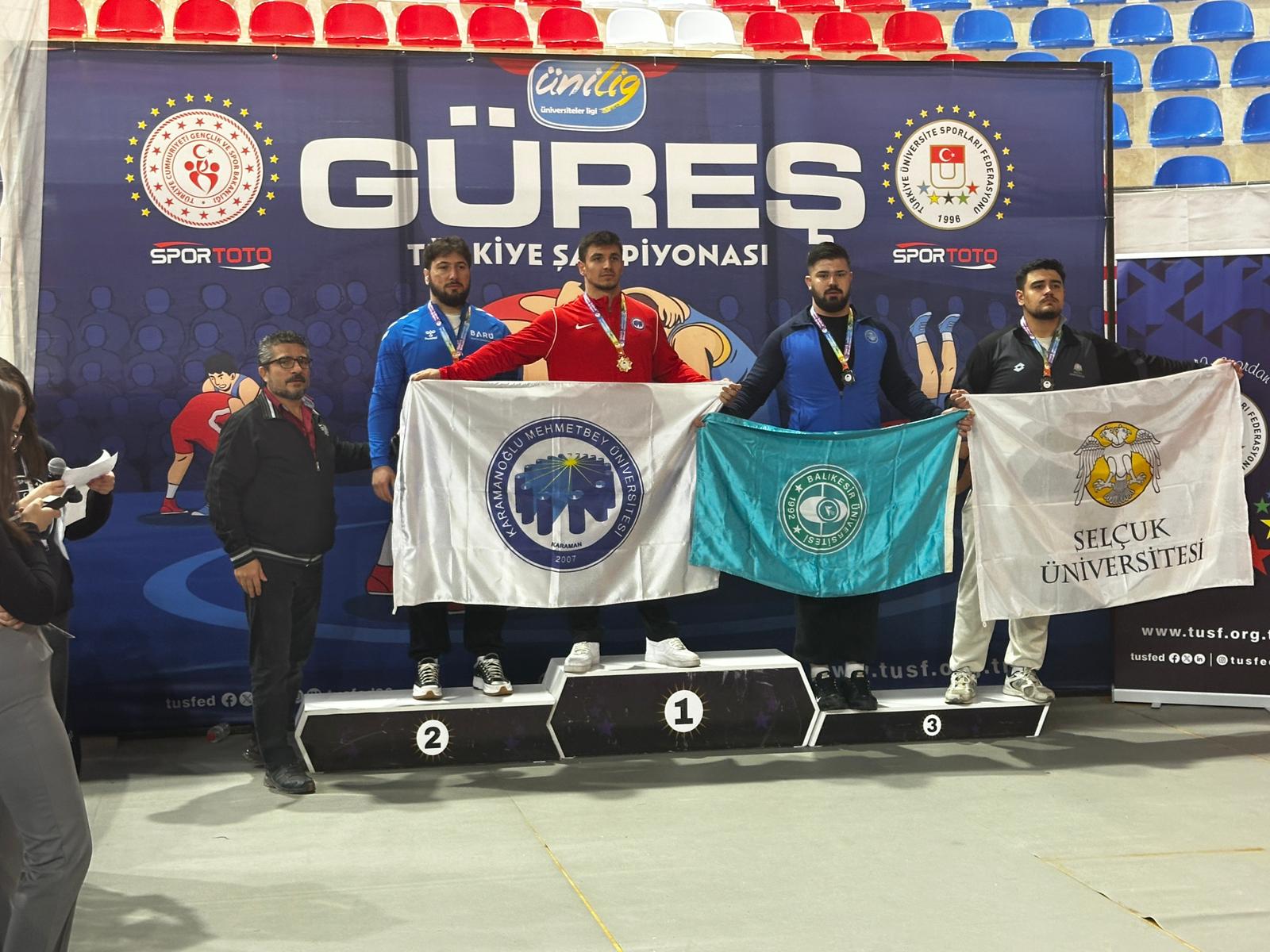 BAÜN Güreş Takımından Türkiye Şampiyonasında 1 Altın, 2 Bronz Madalya 5