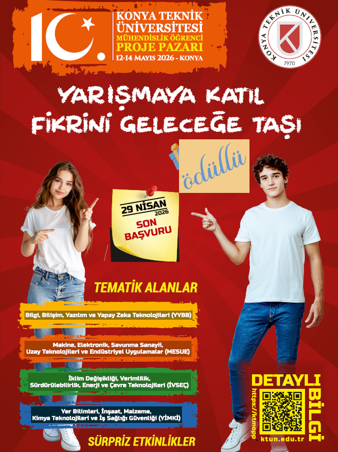 Konya Teknik Üniversitesi 10. Mühendislik Öğrenci Proje Pazarı  1