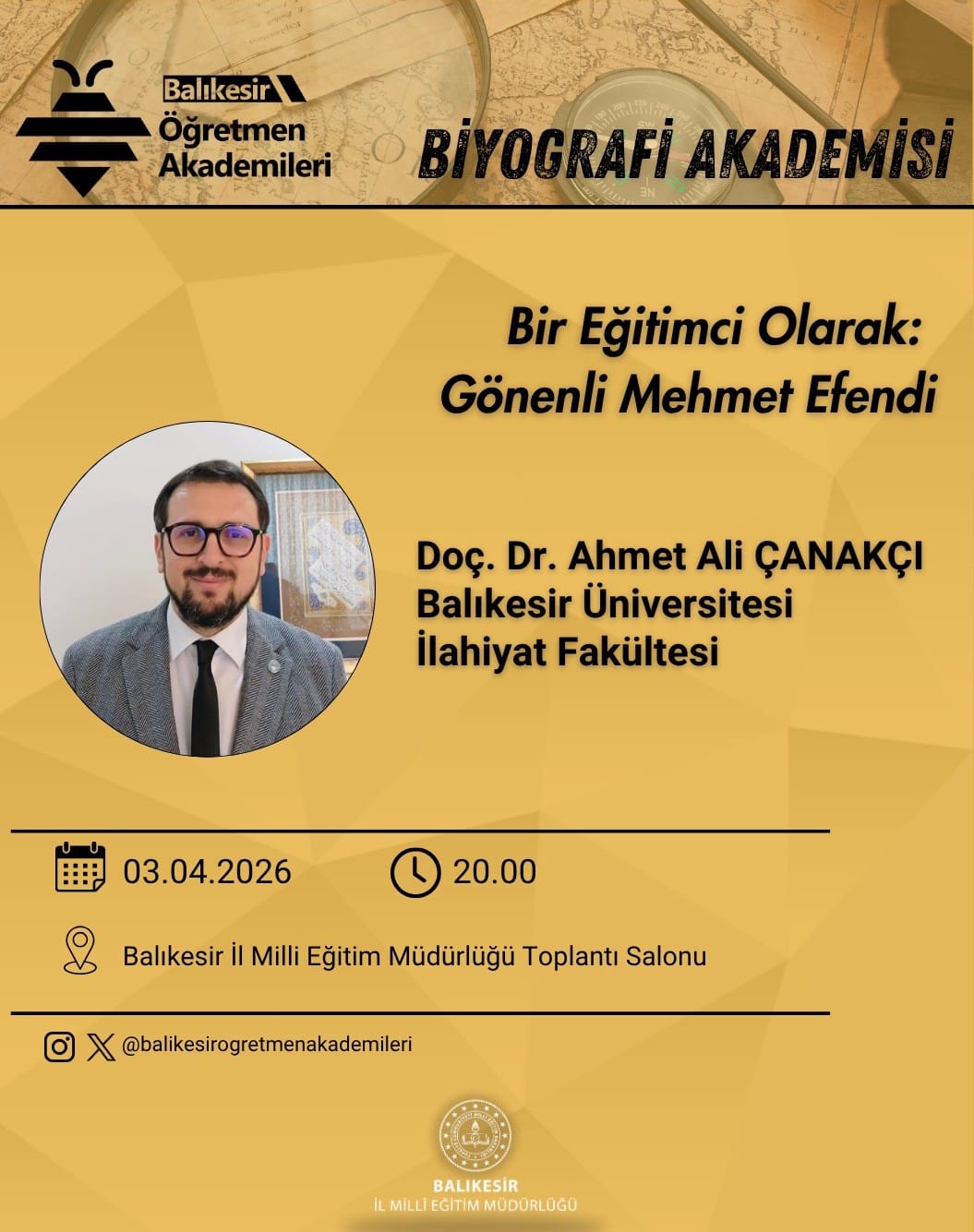 Bir Eğitimci Olarak Gönenli Mehmet Efendi Semineri 1