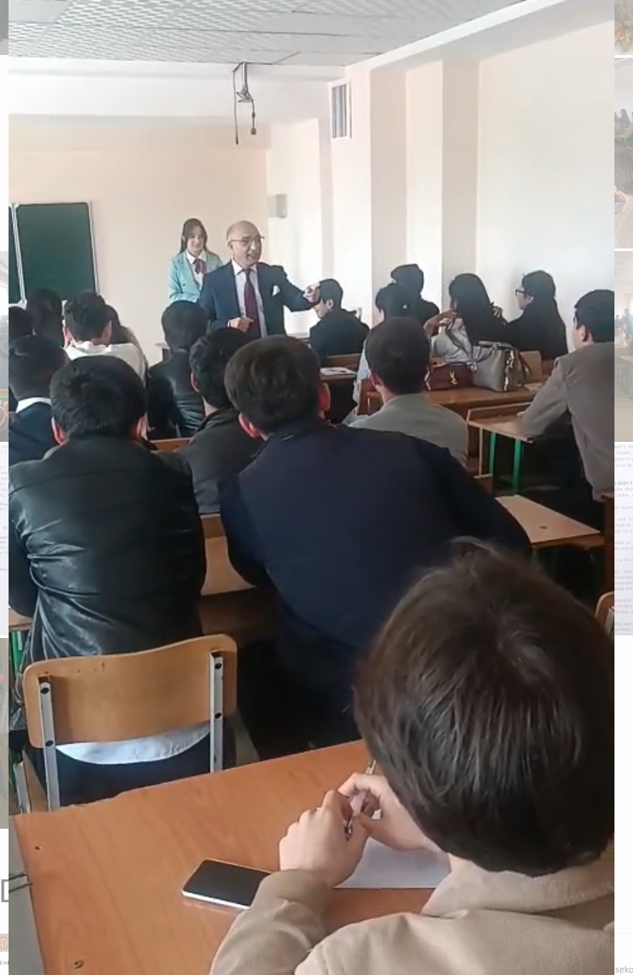 Yüksekokul Müdürümüz Doç. Dr. Binali KILIÇ Özbekistan Gülistan Devlet Üniversitesine Davet Edildi 3