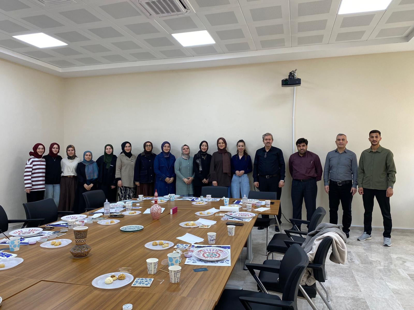 Fakültemizde Çini Atölye Çalışması